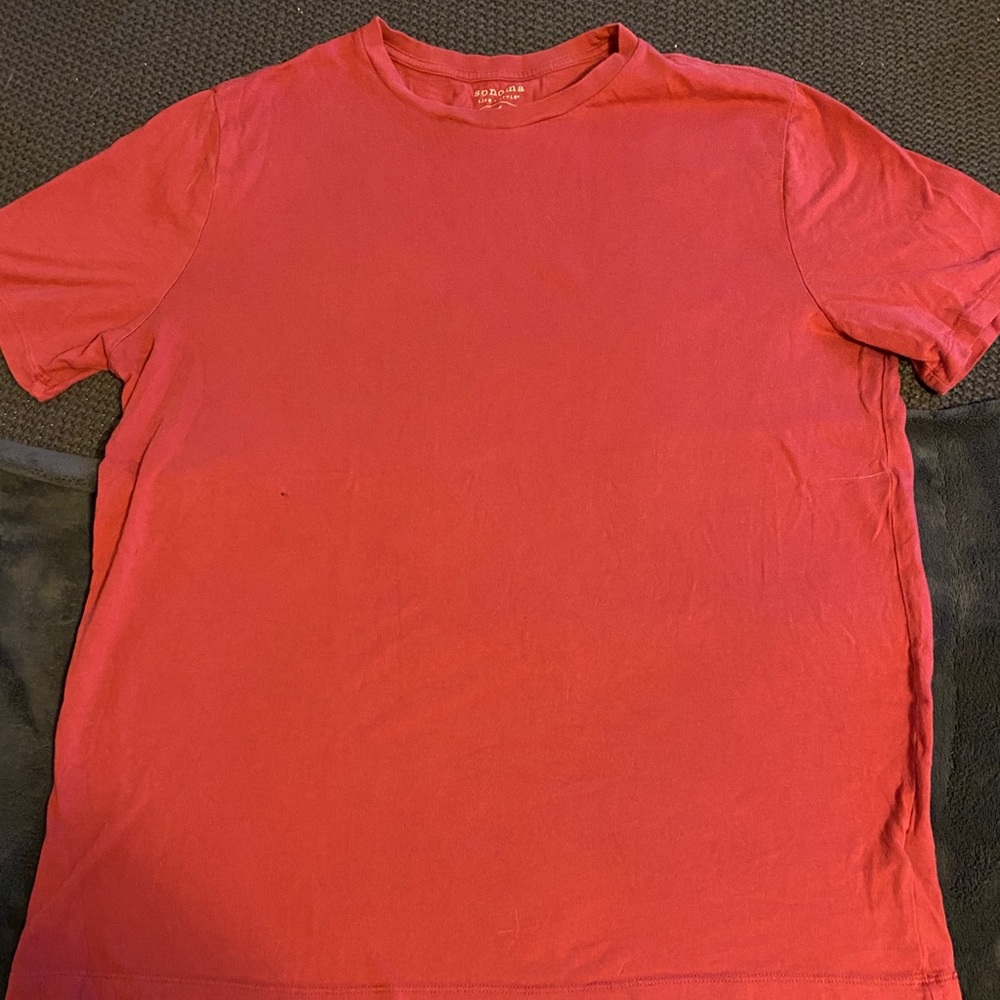 Sonoma faded red tshirt